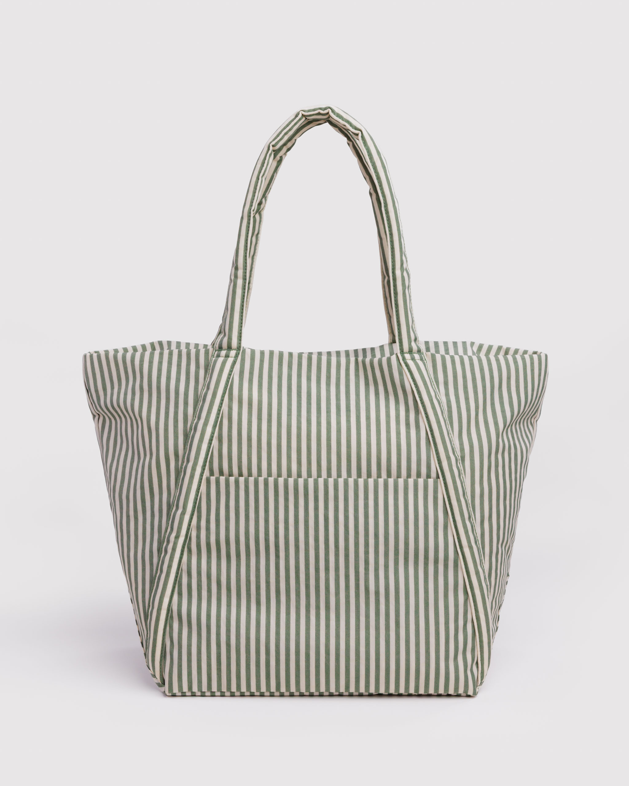 Cloud Bag - Sage Stripe | BAGGU