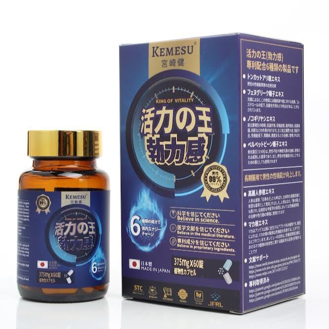 KEMESU 活力の王 勃力感 (375mg x 60粒)