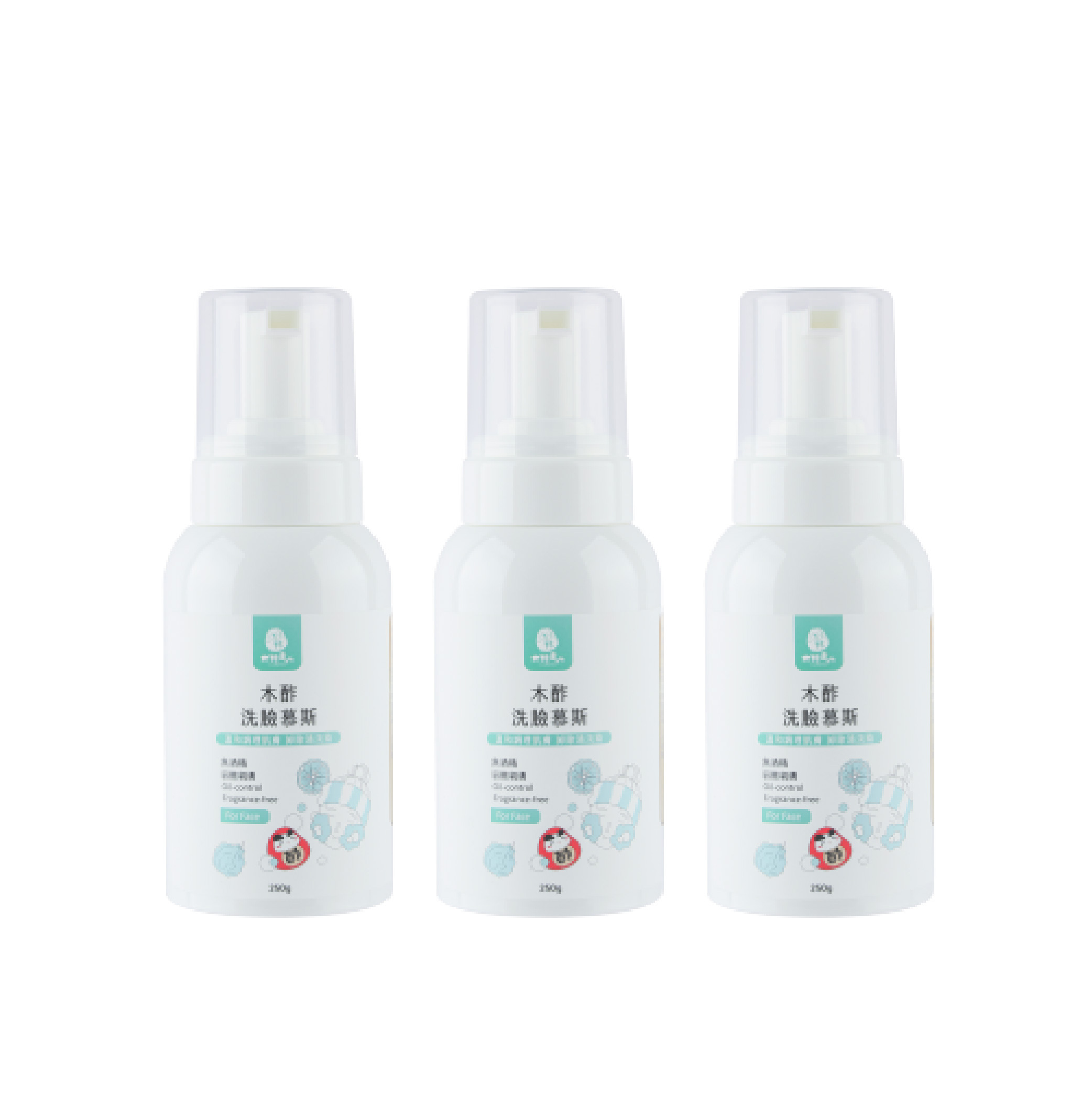 【520心動組合】洗臉慕斯250ml*3