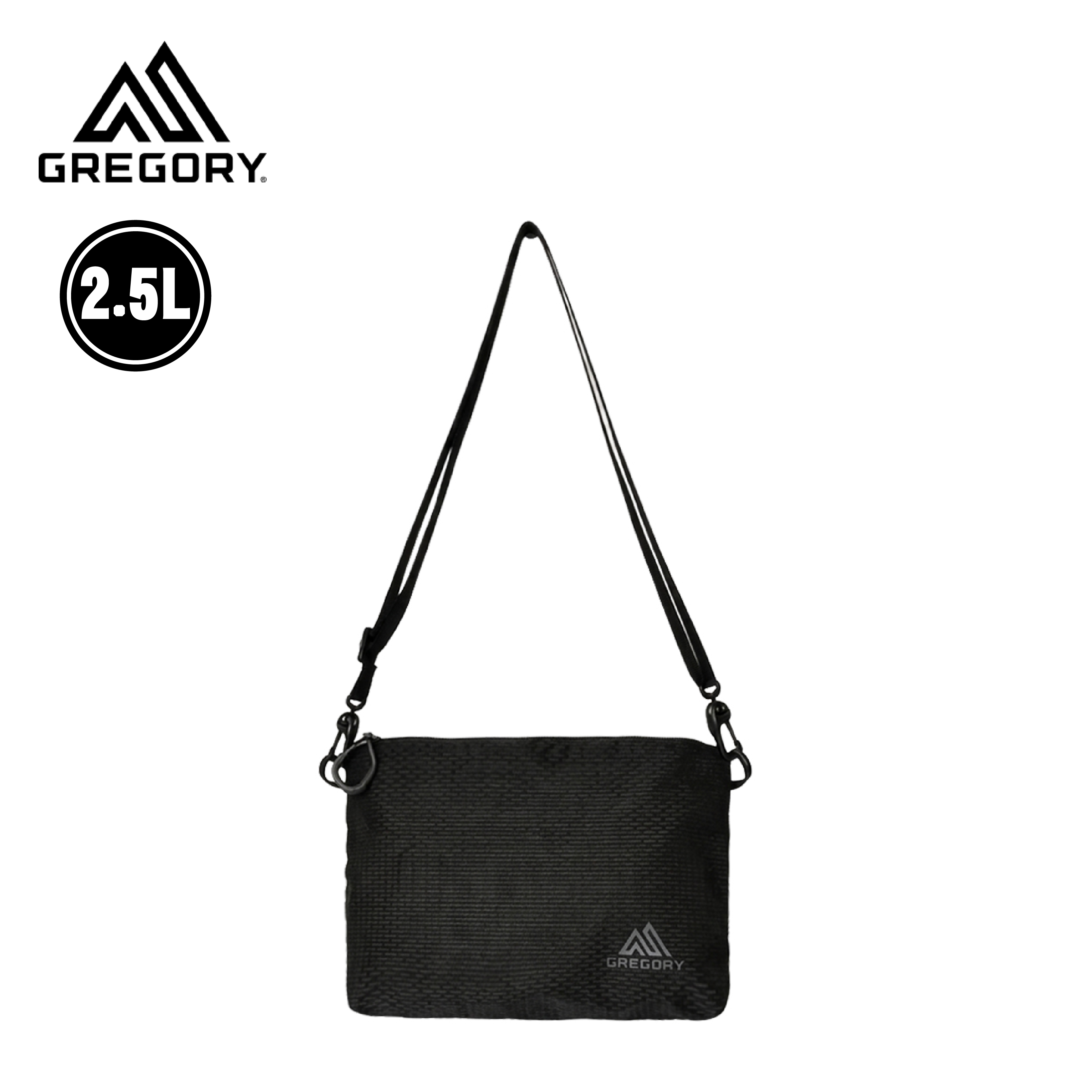 GREGORY 美國 NANO CROSSBODY 隨身斜背包 (光學黑) 70GR158157
