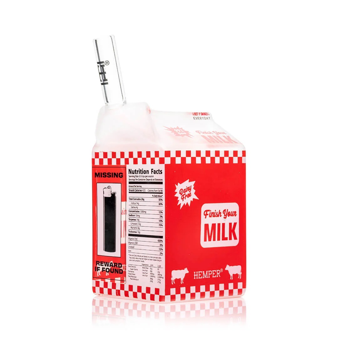 WEEDIES MILK CARTON BONG BY HEMPER