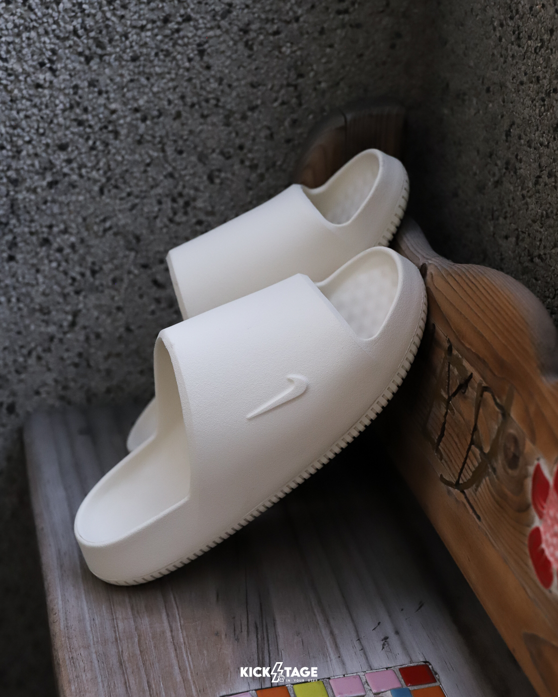男鞋 NIKE CALM SLIDE 2.0 椰奶白 柔軟 休閒 橡膠外底 防水 拖鞋【IB0183-101】