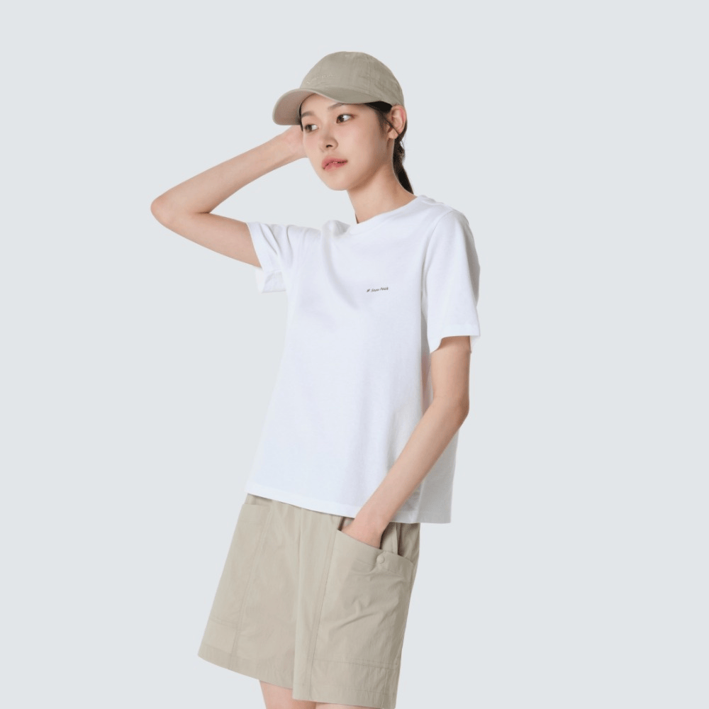Snow Peak｜Sorona Women's Semi Crop Short Sleeve T-shirt S26MWF-TS05  [4 colors]
