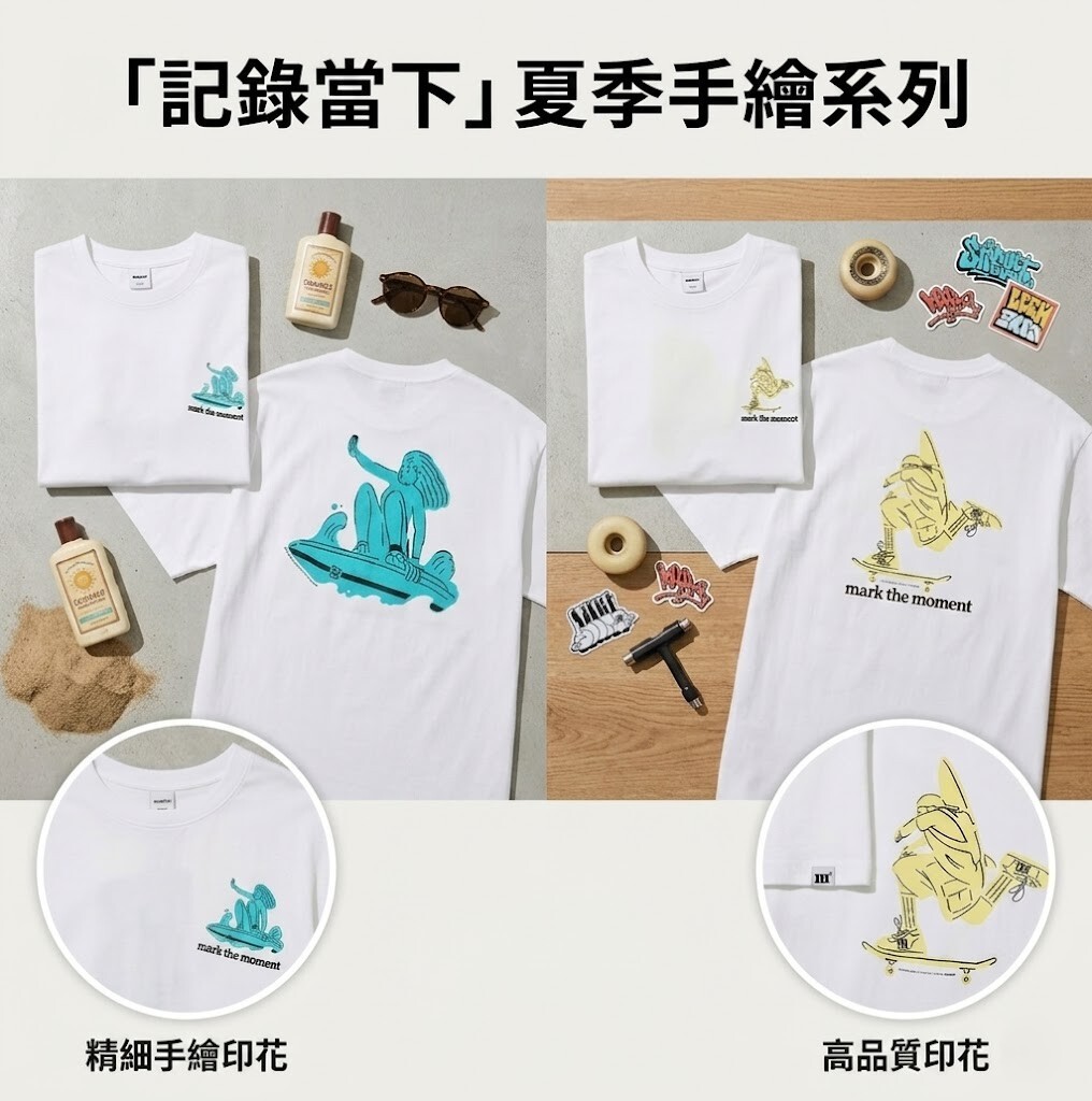 【預購】MARKM WKR051809 圖案短袖上衣