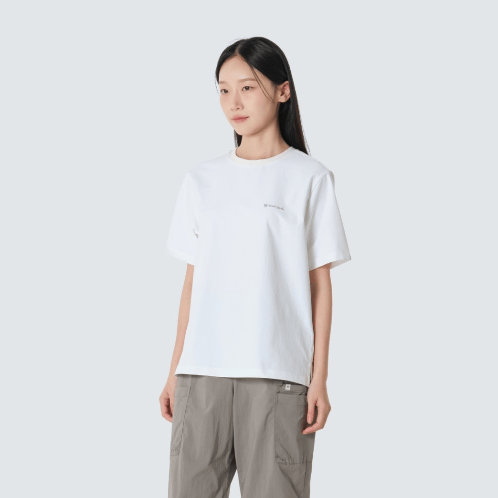 Snow Peak｜Classic Woven Women's Short Sleeve T-shirt S26MWT-TS17  [4 colors]