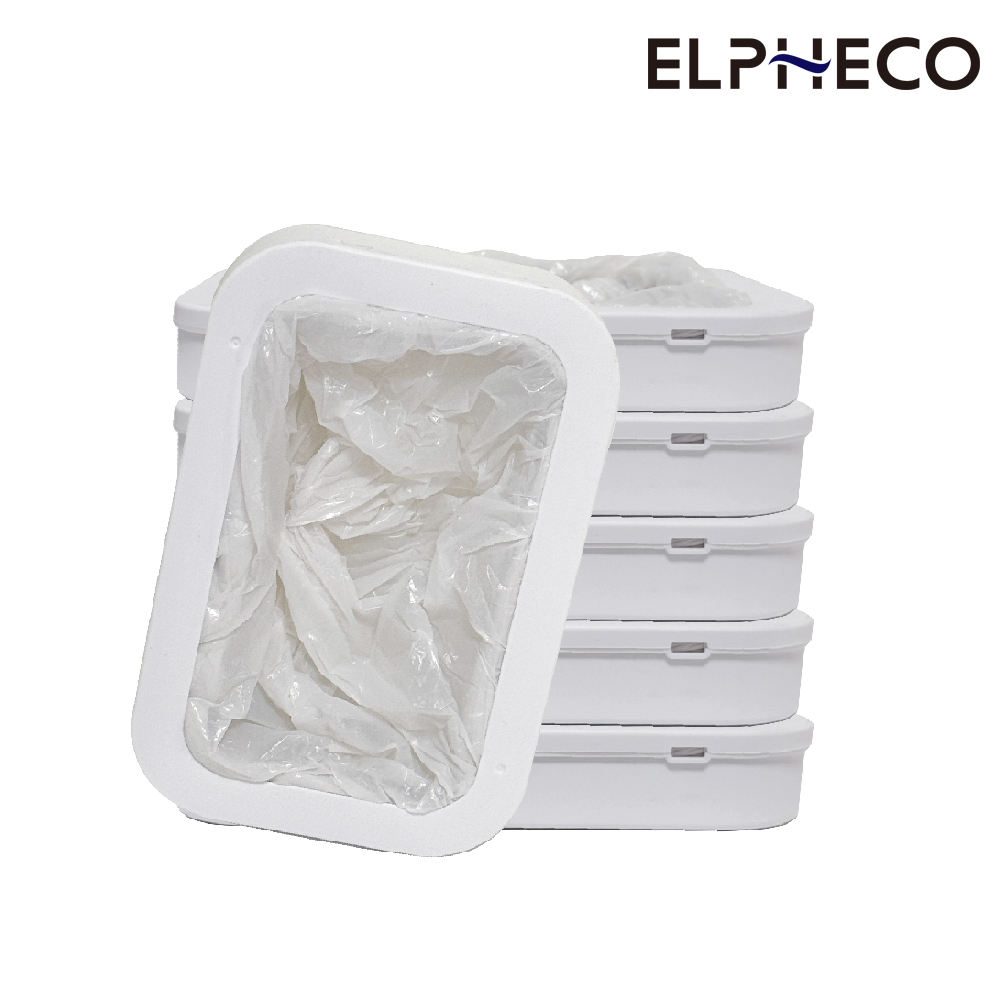 <早鳥優惠>自動打包雙開感應垃圾桶專用垃圾袋盒（6盒）ELPH-AT02-1