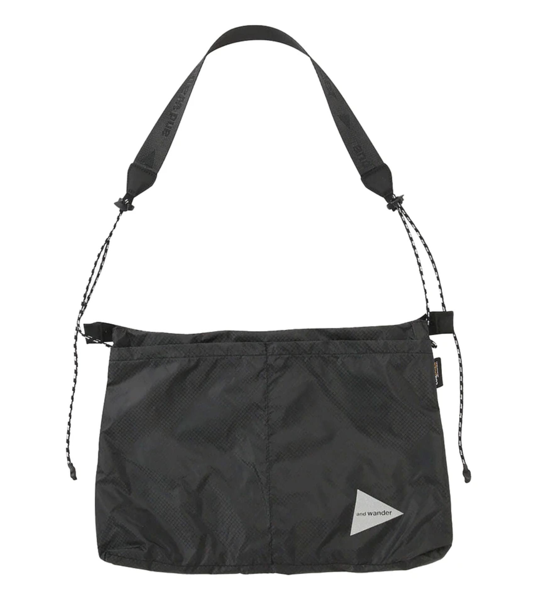 [現貨] and wander Sil Sacoche Bag Black