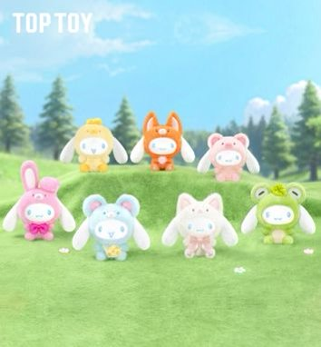 「ACG.GO」「預購」Cinnamoroll 動物睡衣系列搪膠毛絨盲盒