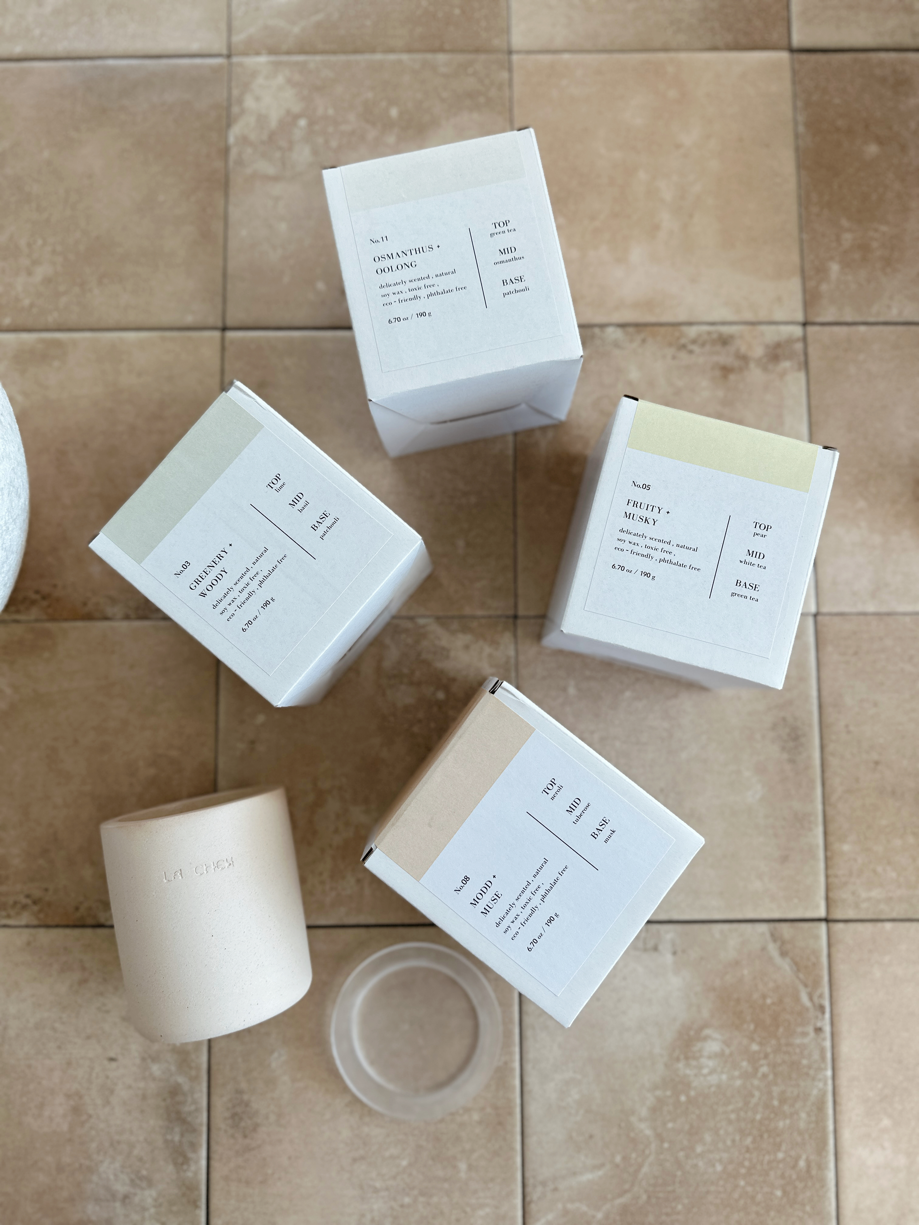 (190g) Cero Scented Candle -D153