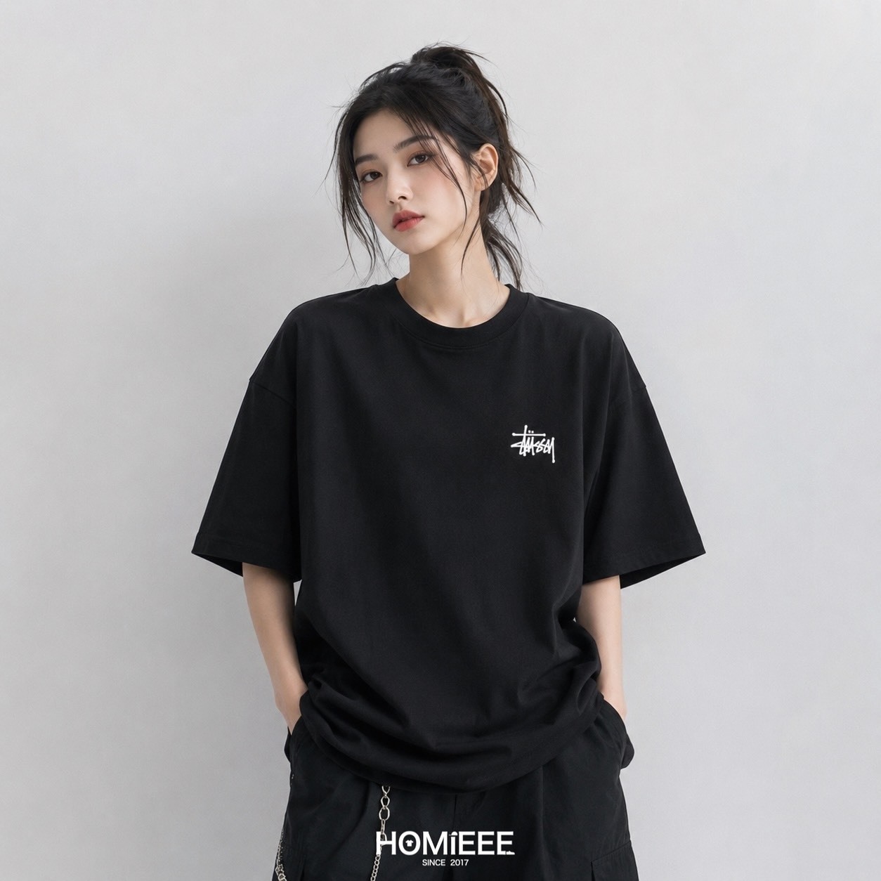 Stussy Basic Logo Tee 短袖 經典 基本款 LOGO 黑白色