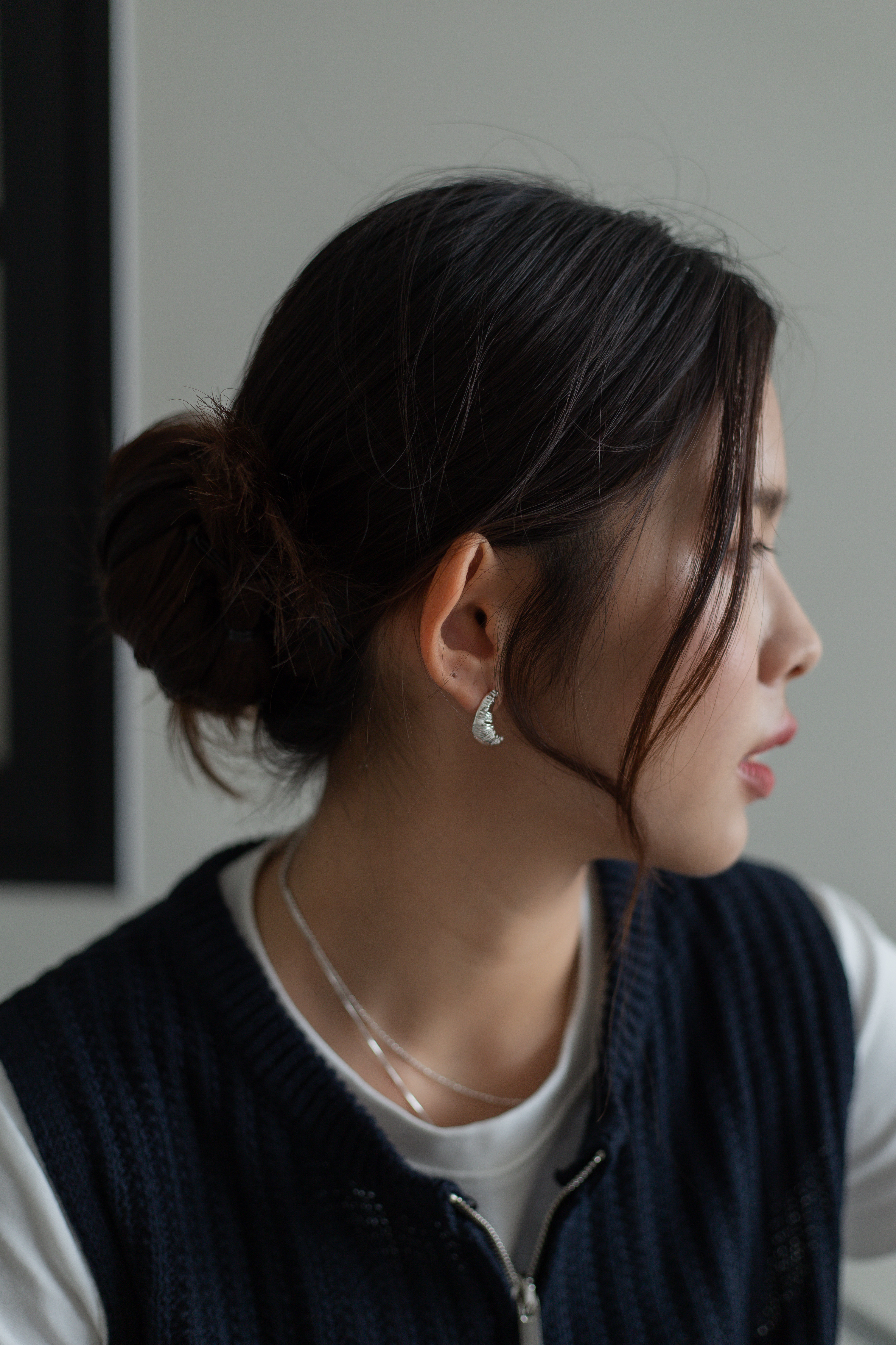 Eve Croissant Earring-D158