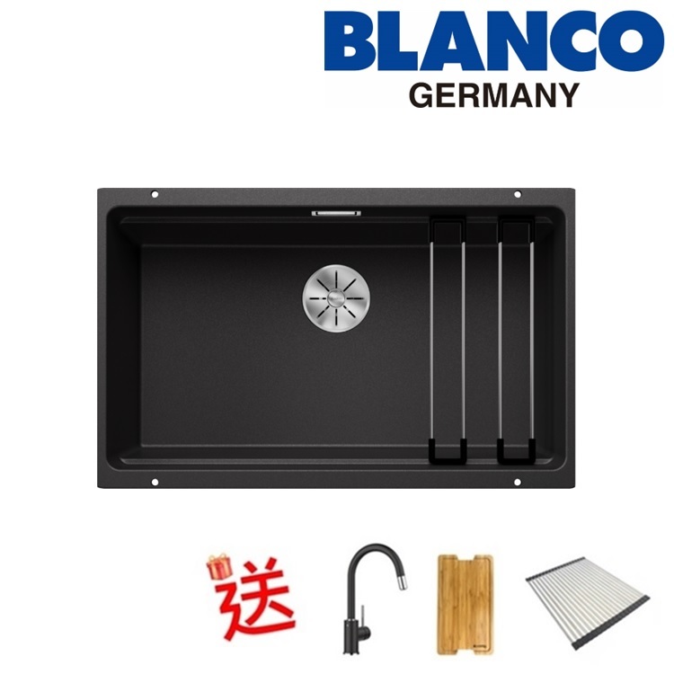 Blanco "Etagon 700-U" 525167 Undermount Granite composite kitchen sink with Waste Kit (Anthracite)