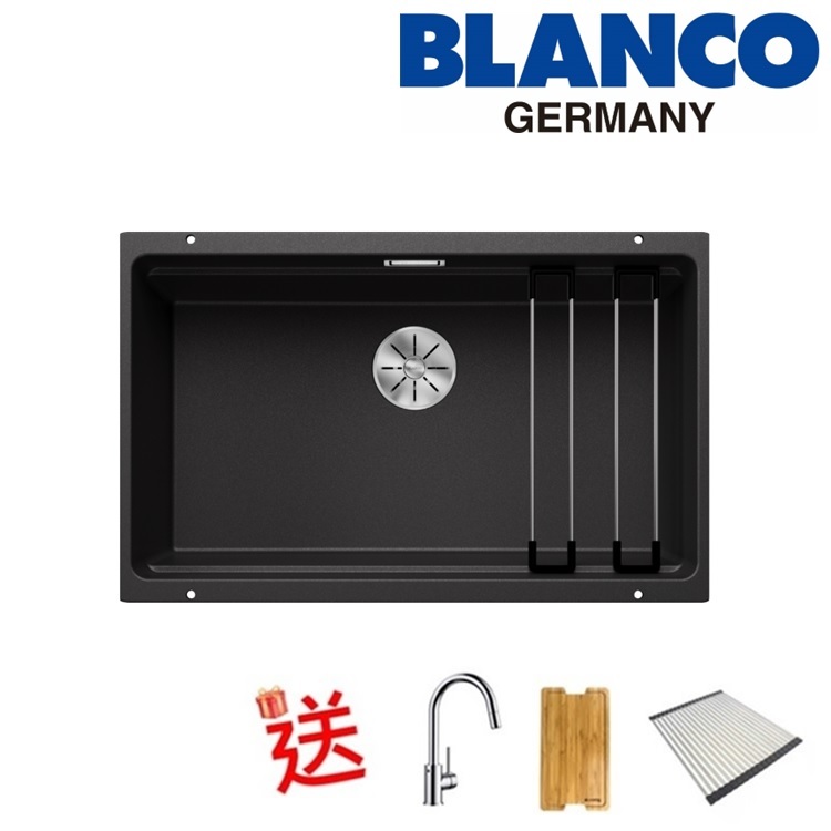 Blanco "Etagon 700-U" 525167 Undermount Granite composite kitchen sink with Waste Kit (Anthracite)