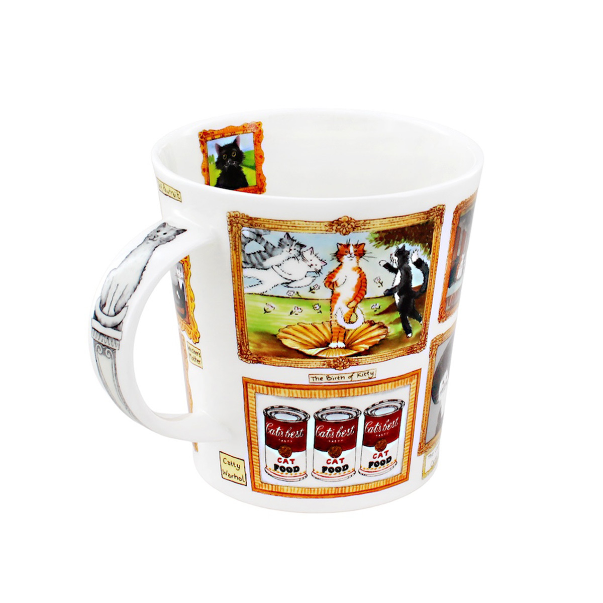 英國DUNOON Cairngorm系列 0.48L 優質骨瓷馬克杯 -CA-PAWG
