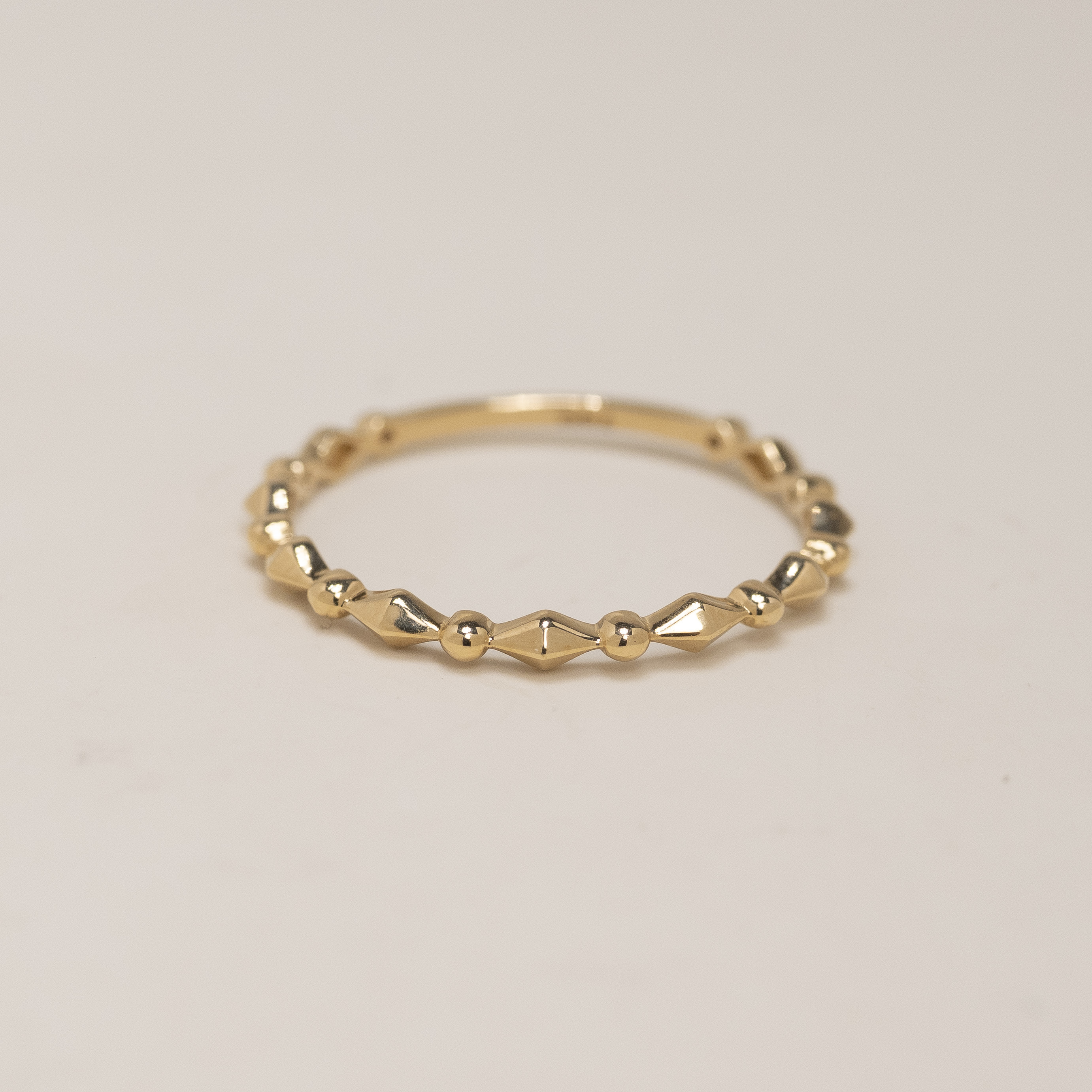 18K Octa Ring