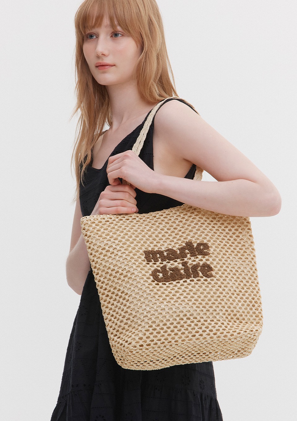 [夏日之選] Marie Claire｜Basic Logo Paper Shopper Bag [6月中出貨]