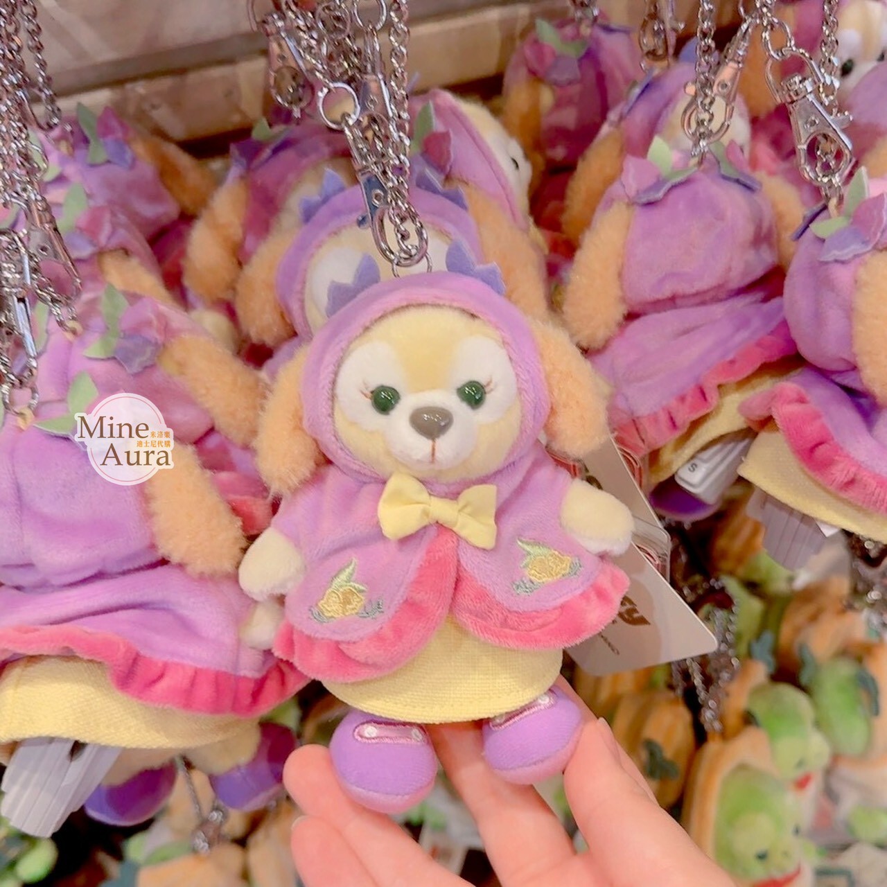 森林漫步系列 達菲 Duffy 與好友們 可琦安 餅乾 CookieAnn 鑰匙圈 吊飾 -香港迪士尼樂園