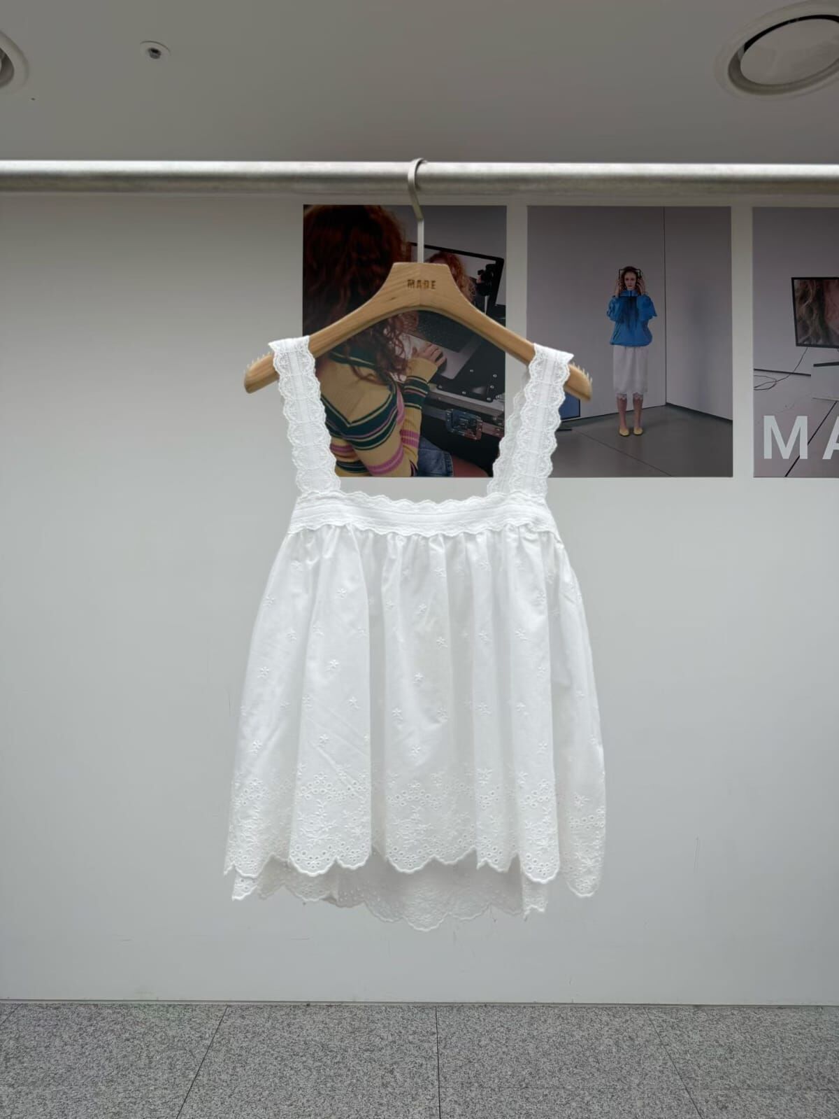 MD6207 波浪邊刺繡背心