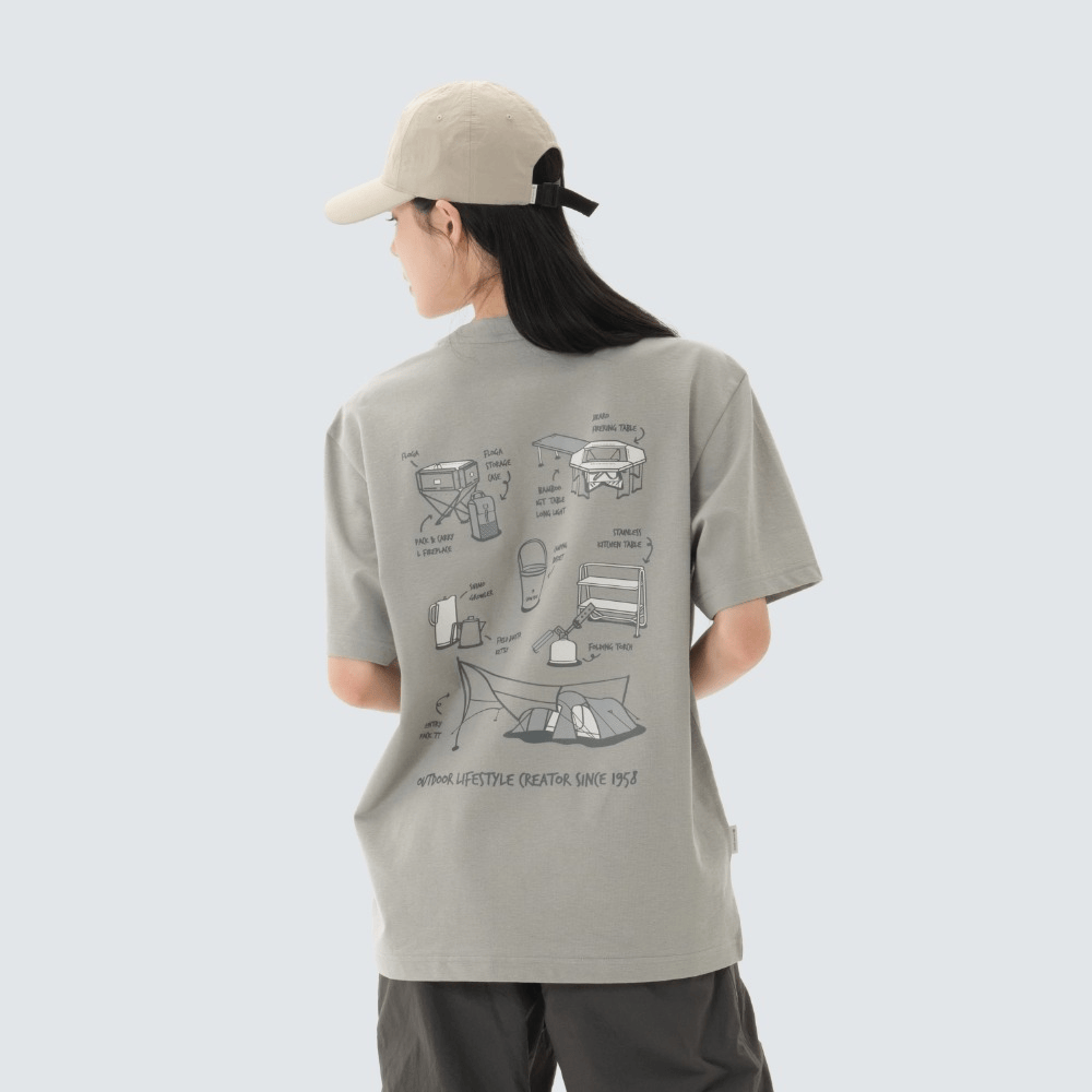 Snow Peak｜Sorona Gear Short Sleeve T-shirt S26MUF-TS06  [4 colors]
