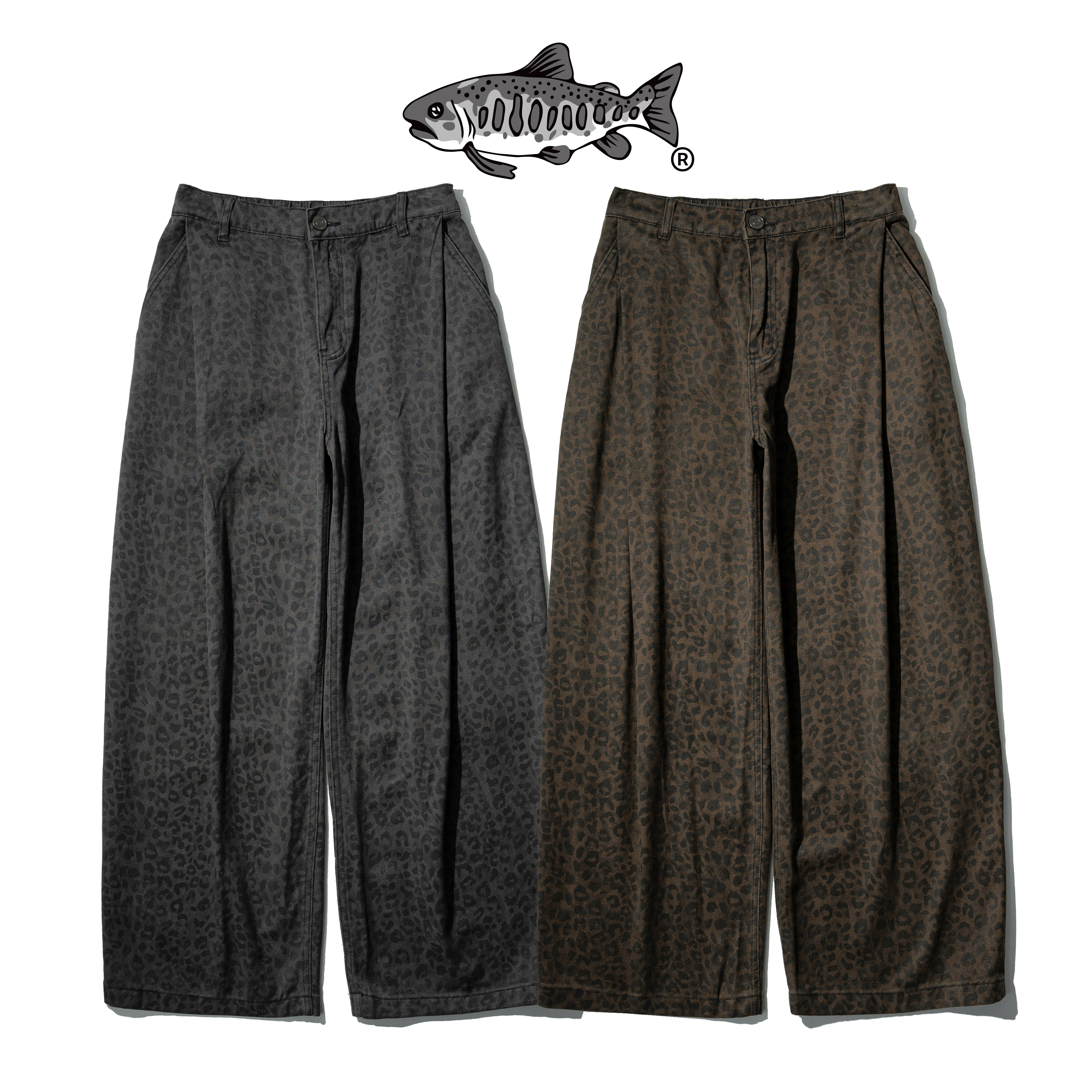 AGILITY Leopard Print Curved Pants 彎刀 豹紋長褲 [LS08]