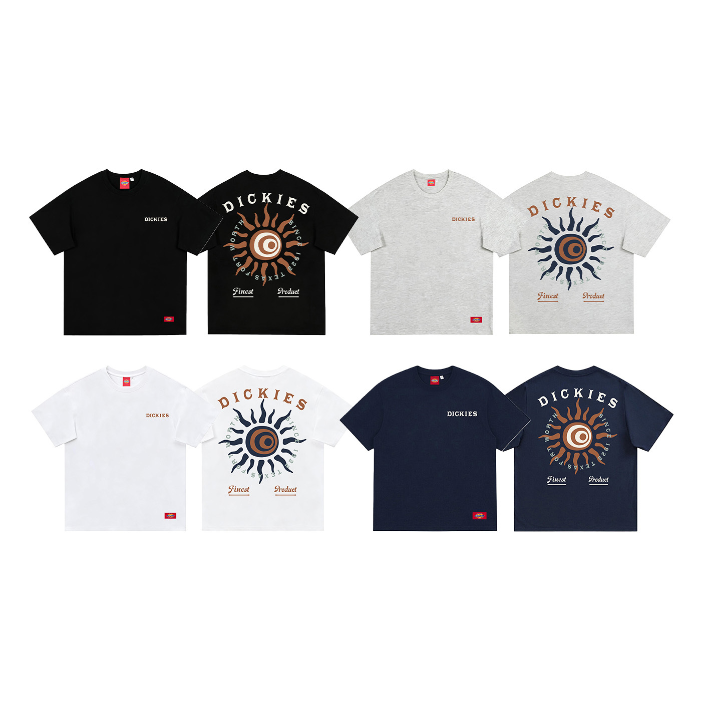 Dickies 280g 純棉 太陽印花 短踢