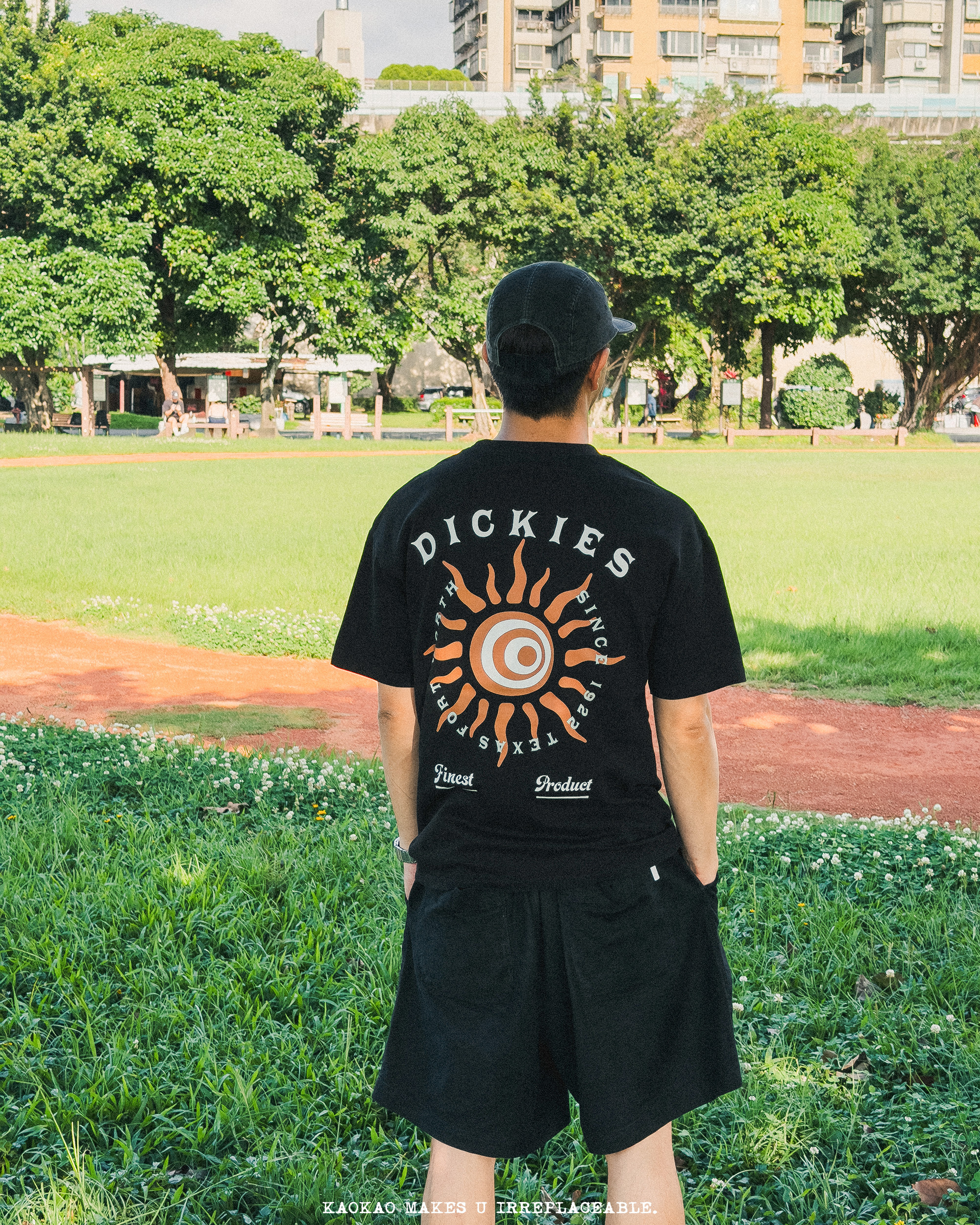 現貨 Dickies 280g 純棉 太陽印花 短Tee