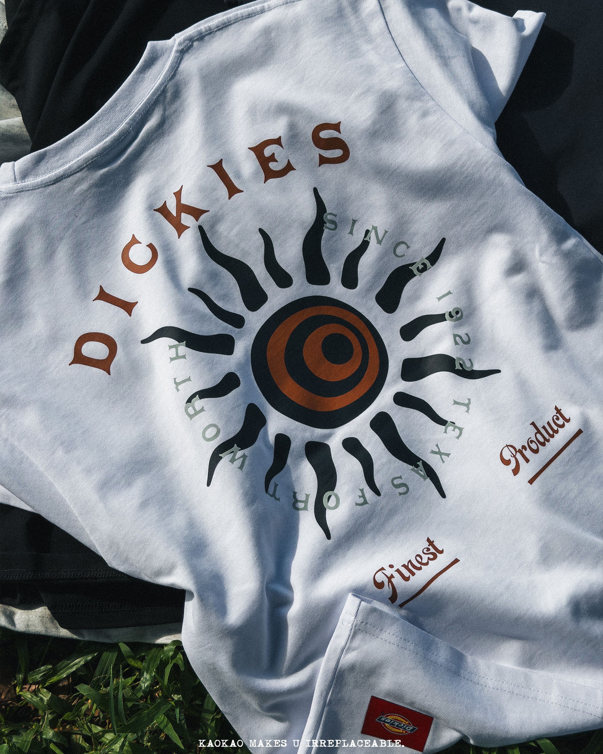 現貨 Dickies 280g 純棉 太陽印花 短Tee
