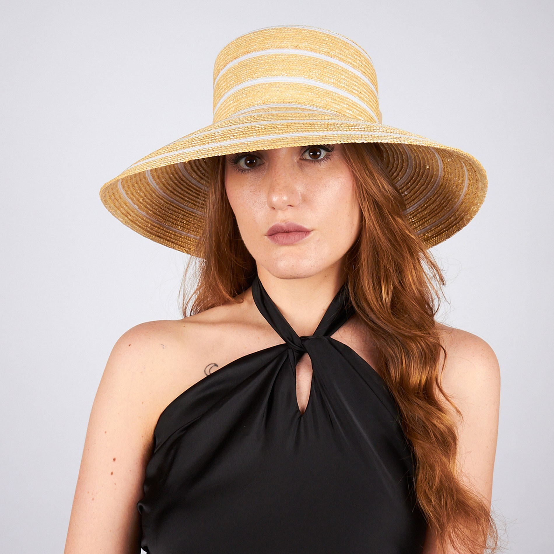 1CP0520-012 [COMPLIT] Zebrina Hat White #14654 (EU)
