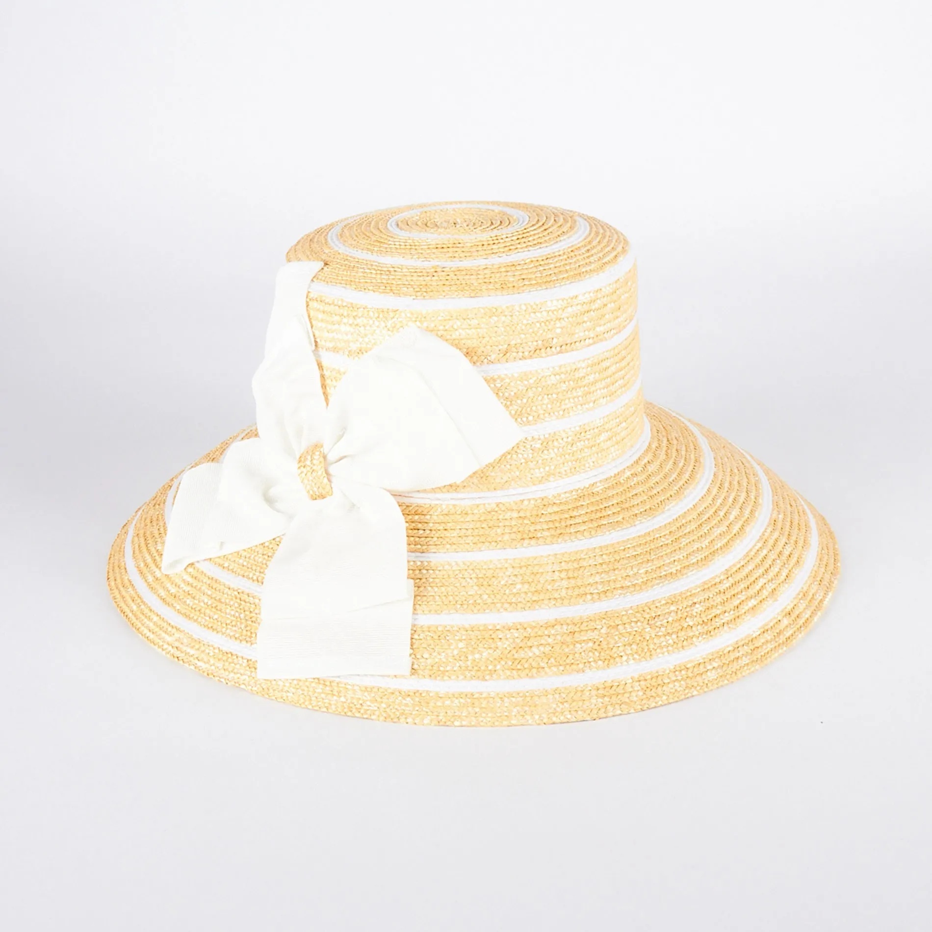 1CP0520-012 [COMPLIT] Zebrina Hat White #14654 (EU)