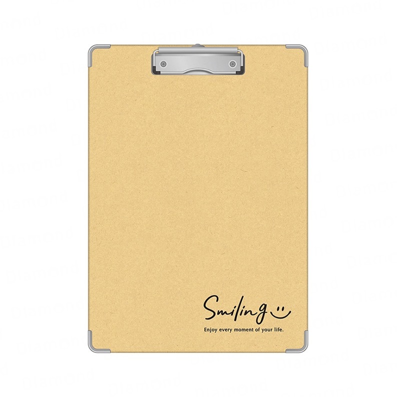 Diamond Stationery & Packaging – Season Paper & Gift, A4 Leather Gold-Stamped Straight Clip [CG2207]