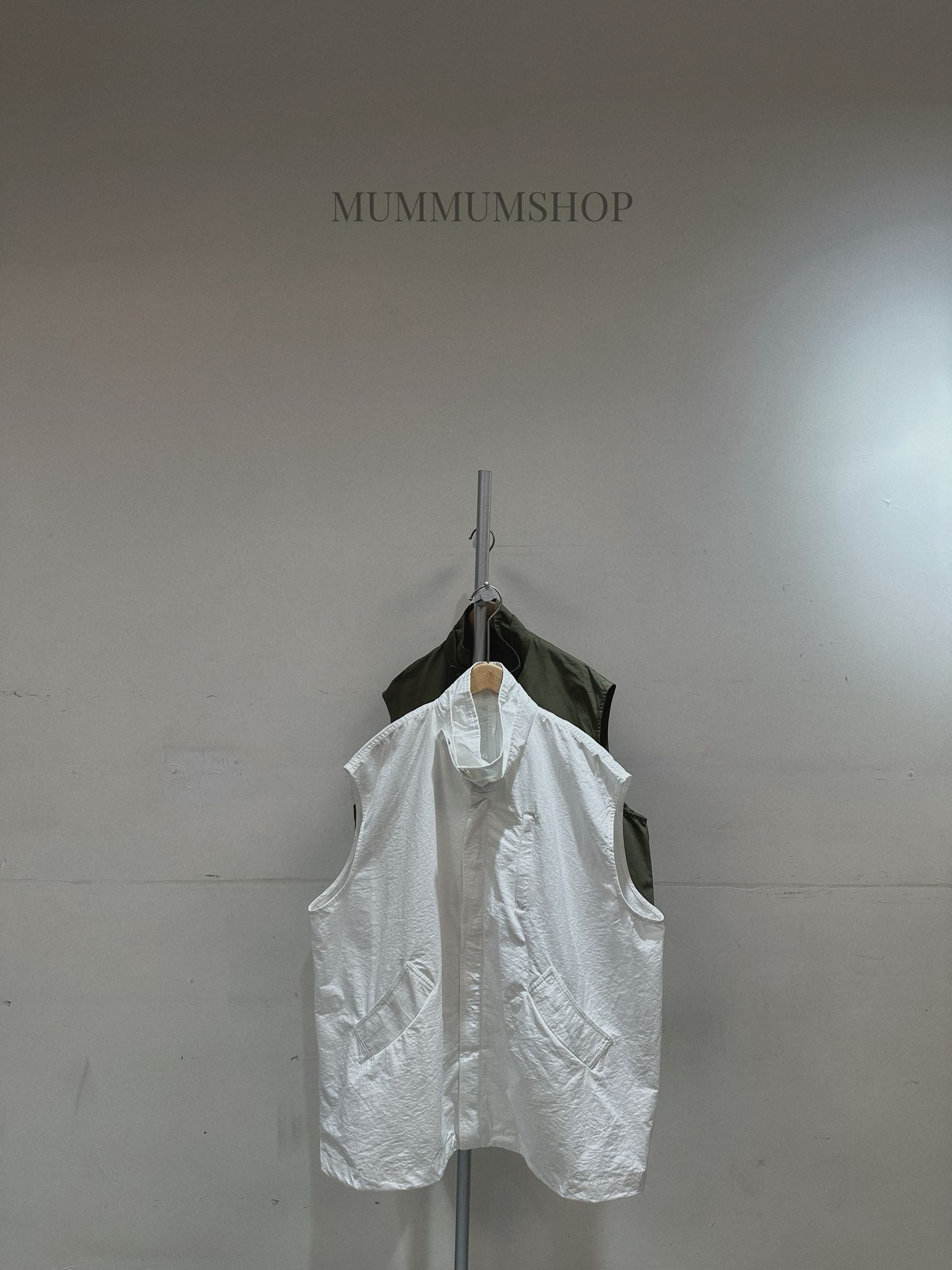 0213305a/高領工裝款無袖外套 54/54/28