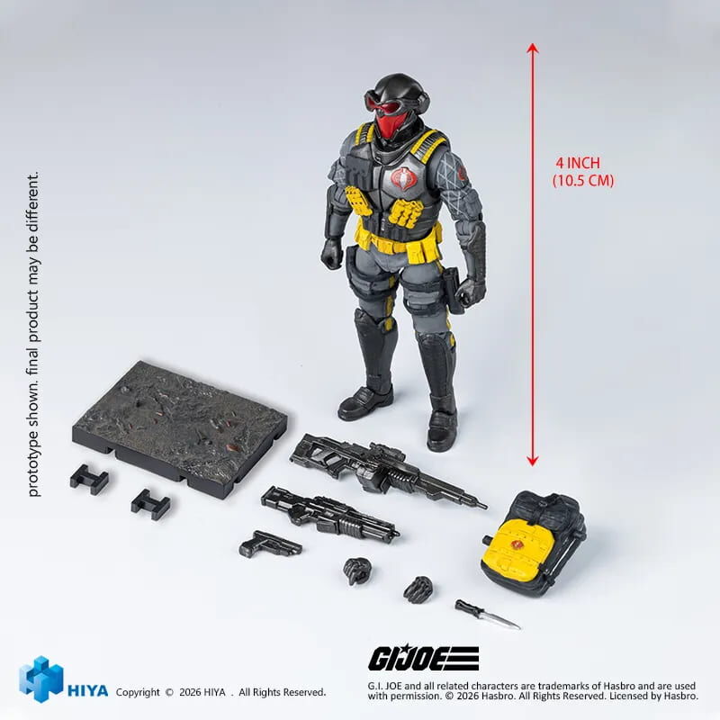 預購27/Q2 HIYA 代理版 可動 1/18 E.M.S. 特種部隊 Cobra Viper 巨蟒巡邏隊Ver.
