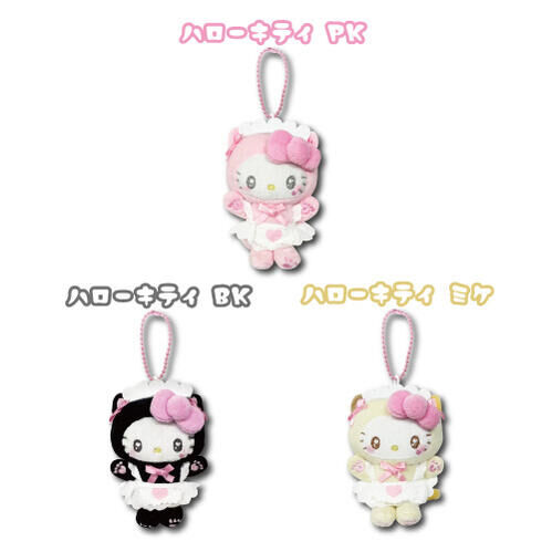 日本 Sanrio Hello Kitty 貓貓女僕 公仔匙扣