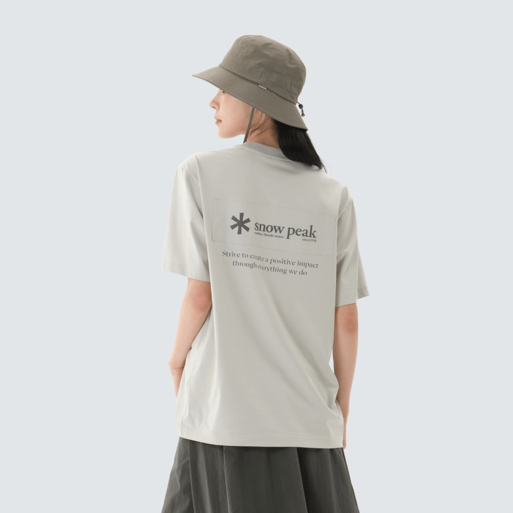 Snow Peak｜Aerocool Woven Patch Short Sleeve T-shirt S26MUF-TS24 [4 colors]