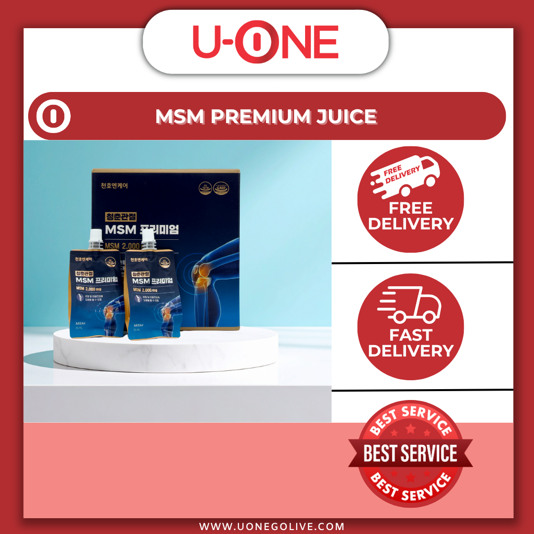 U-ONE | Korea | Youth Joint MSM Premium | For Joint And Cartilage Health | 70ml x 30pck