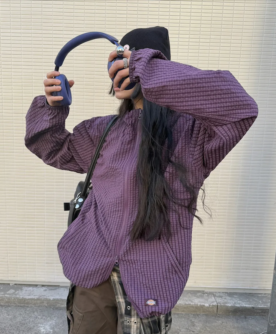｜緊急開團❗️| Dickies 輕量 Grid Check 格紋連帽風衣