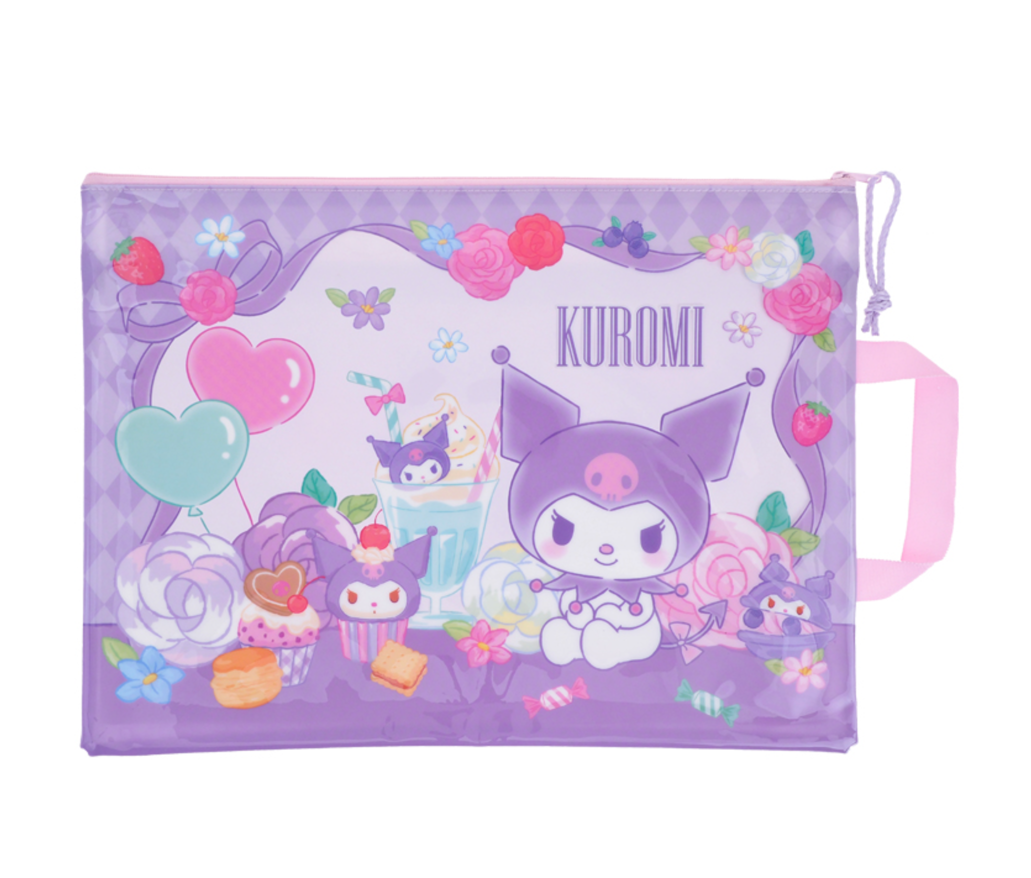 Kuromi A4 PVC 文件袋 9-8667-2