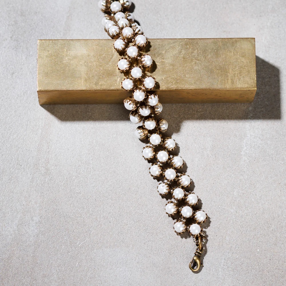 1TA0518-120 [TATABORELLO] Macrame 珍珠手鍊 (EU)