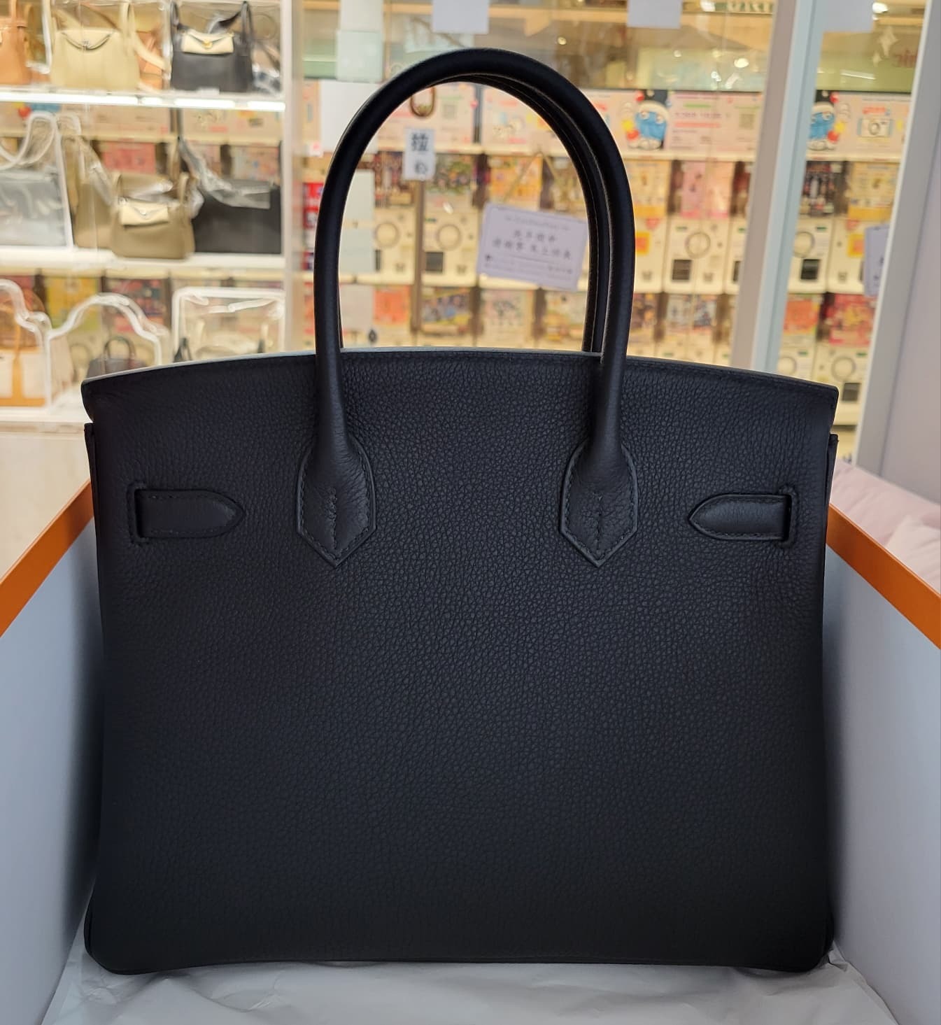 HERMES BIRKIN 30 NOIR CK TOGO