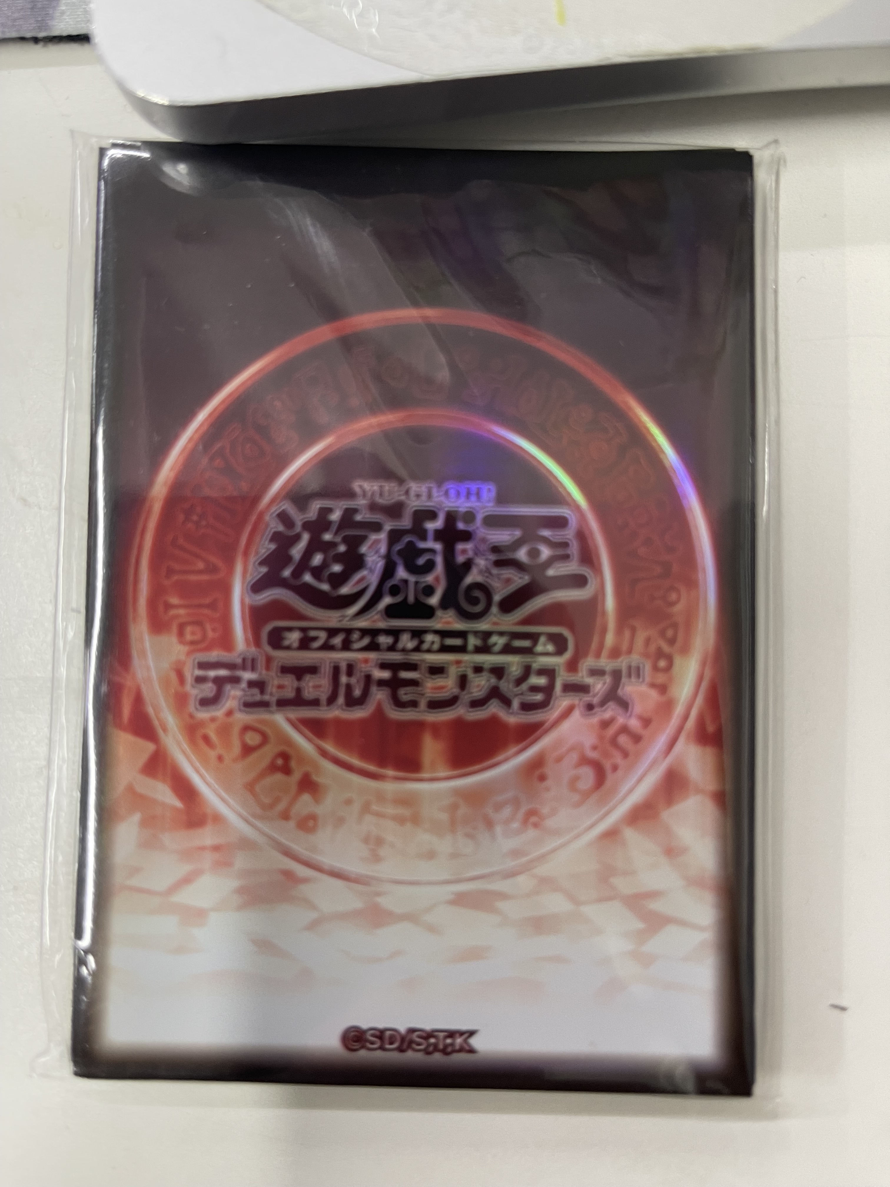 遊戲王卡套-魔圈紅色（20枚入)