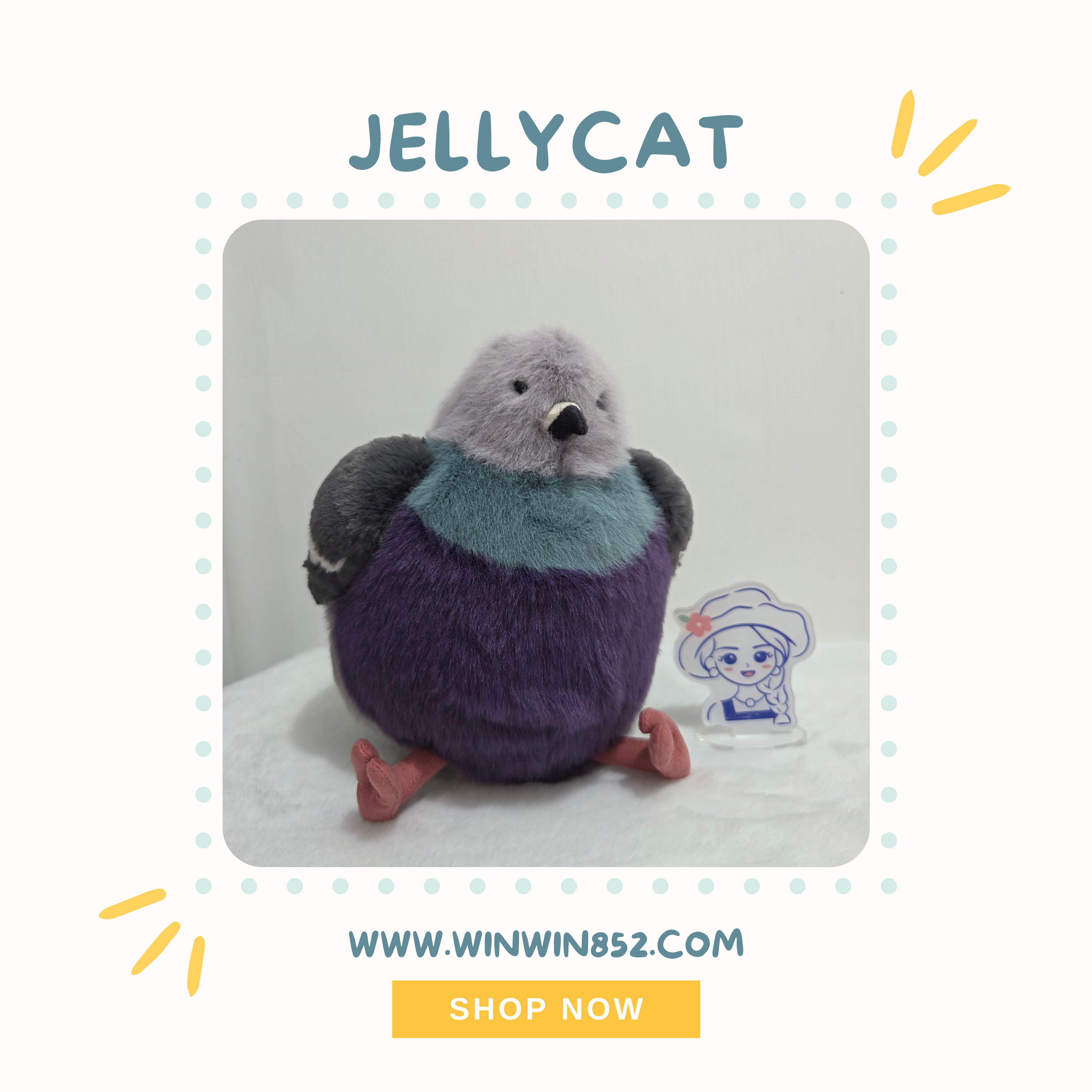 Jellycat Leicester Pigeon
