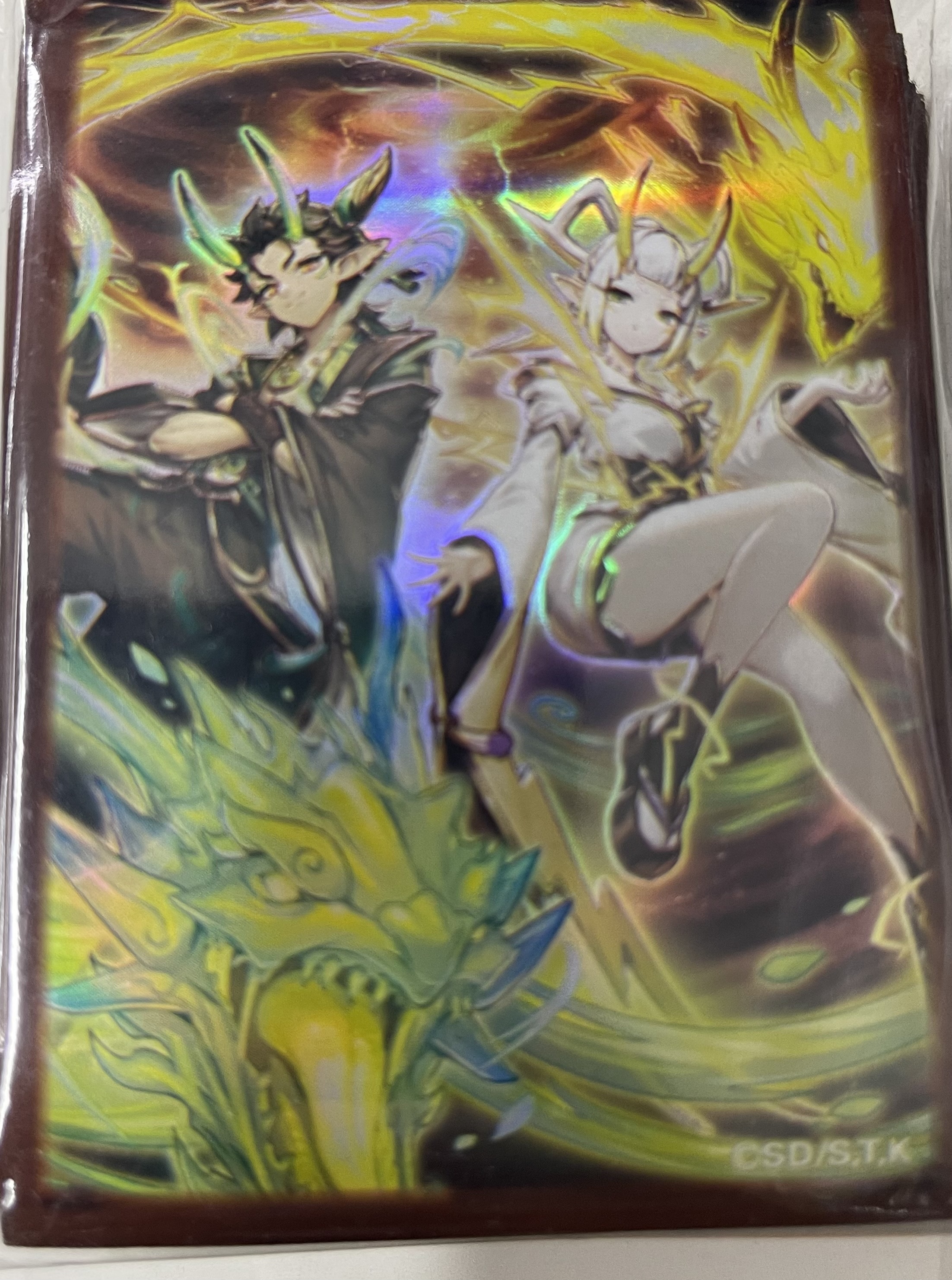 遊戲王卡套-天雷（100枚入)