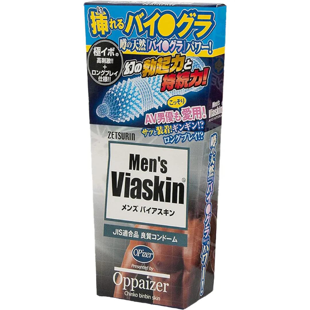 中西 Men’s Viaskin 凸點花香 6片裝 乳膠安全套