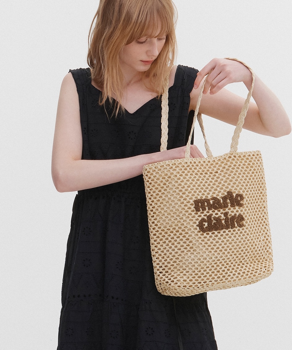 [夏日之選] Marie Claire｜Basic Logo Paper Shopper Bag [6月中出貨]