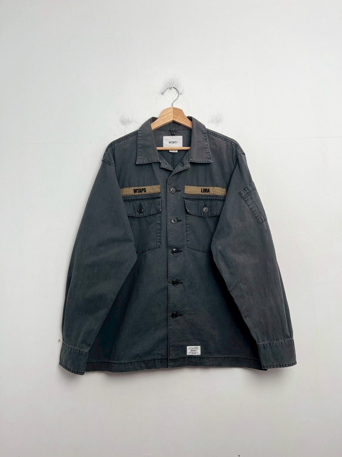 WTAPS BUDS LS 02 / SHIRT. COTTON. GABADINE SIZE 3