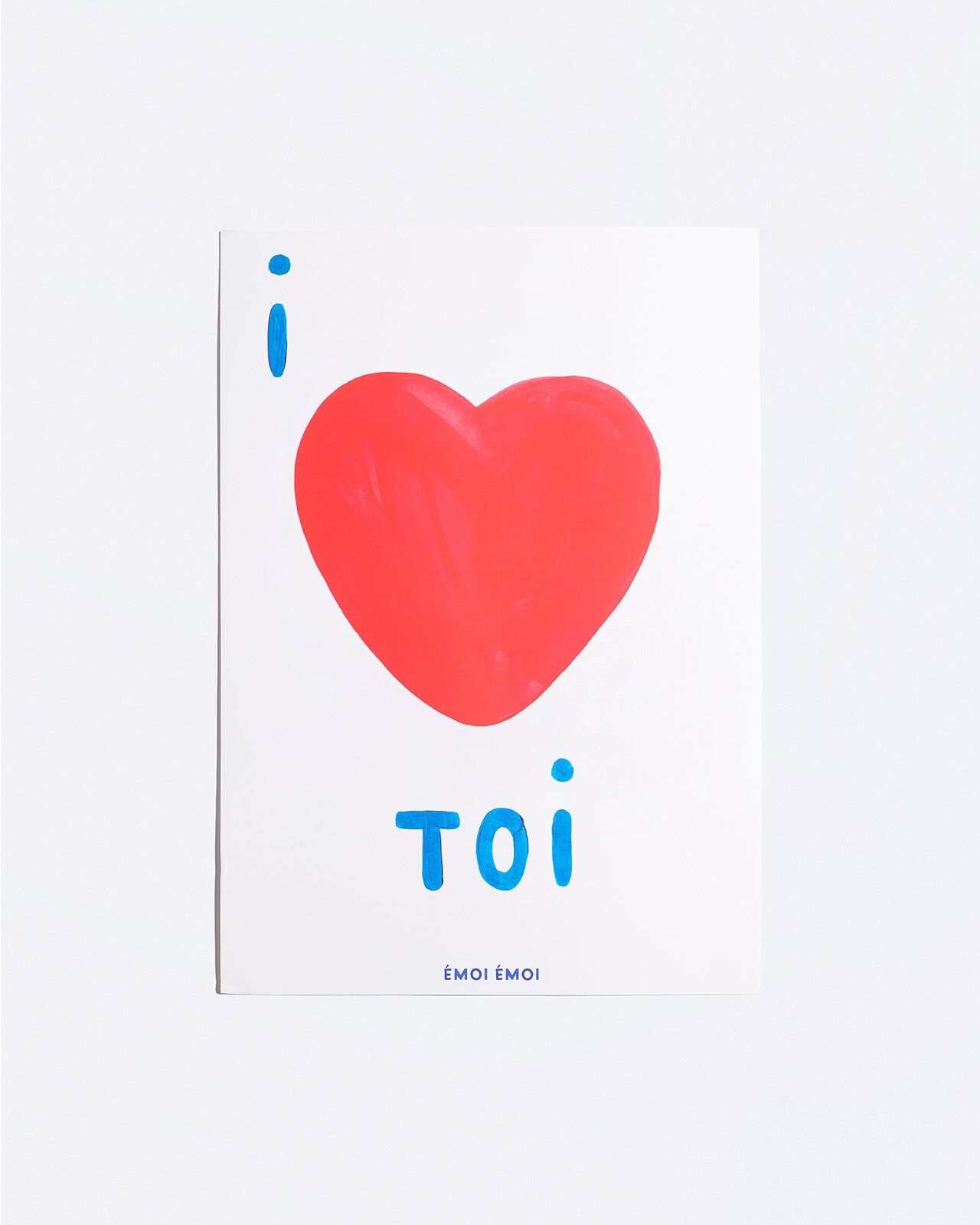 1EE0520-077 [EMOI EMOI] 我愛你海報 - A3 #EMO26S3AFFDDILOVETOIBLA-A3 (EU)