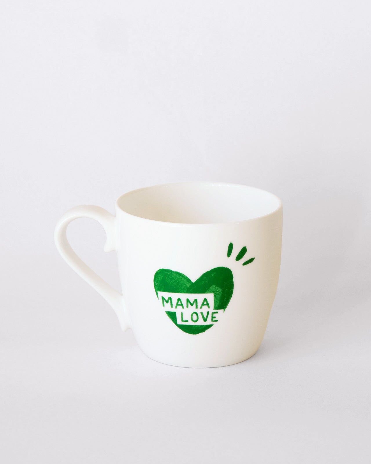 1EE0520-155 [EMOI EMOI] 媽媽愛心馬克杯 - 杉綠色 #EMO22W3MUGFMAMMAMLOVVER (EU)