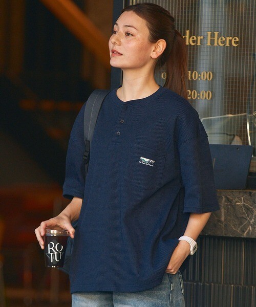 "代購" THE CRAFT CREW PRODUCTS 重磅華夫格 口袋短T