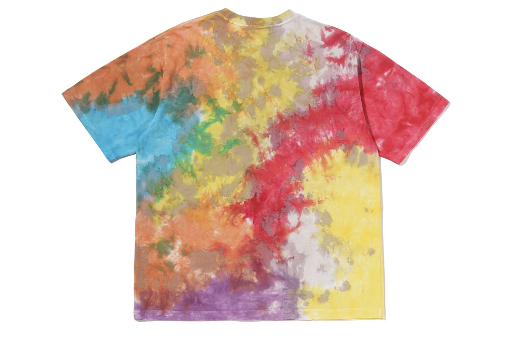 【BAPE男生】0509發售 寬版TIE DYE COLLEGE RELAXED FIT TEE
