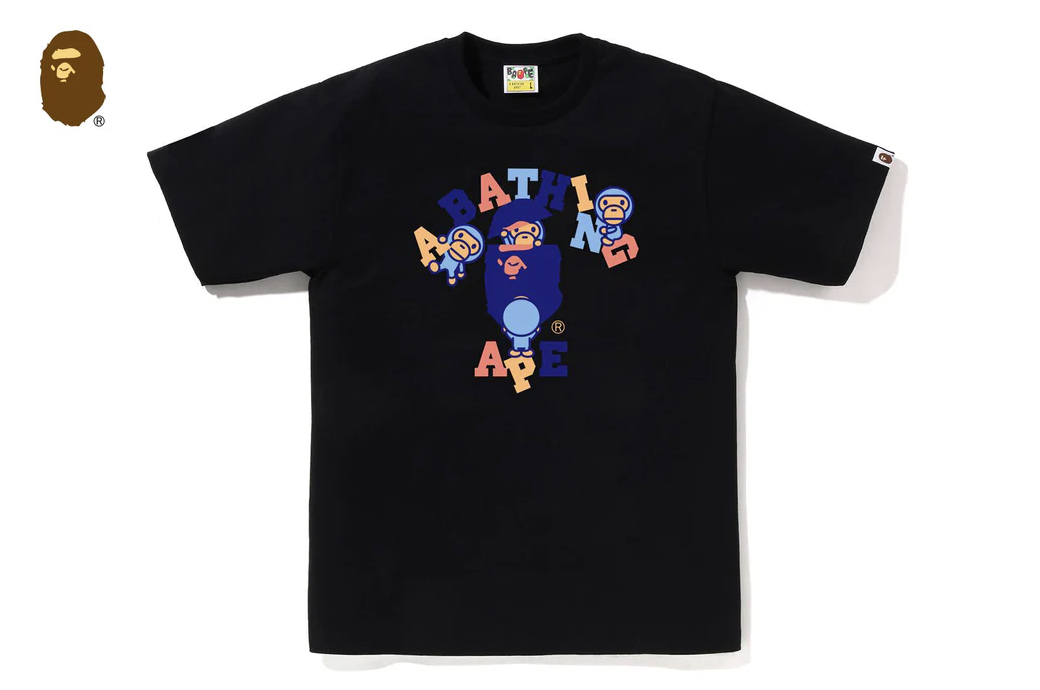 【BAPE男生】0509發售 COLORS COLLEGE MILO TEE